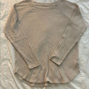 American Eagle Outfitters Textured Beige Sweater